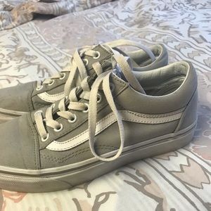 Vans Old Skool Low Top Light Gray 7.5W